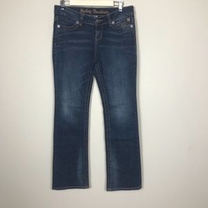 Harley-Davidson Dark Wash Bootcut Denim Jeans